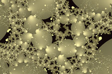 Golden Bubbles Fractal