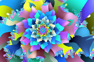 Kaleidoscope Flower Fractal
