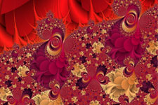 Red Paisley Fractal