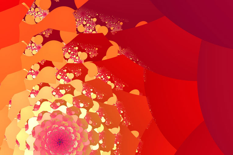 Sunset Fire - Fractal Art